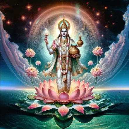 Wallpaper Image for 'अमृत संजीवनी धन्वंतरि स्तोत्र - Amrita Sanjeevani Dhanvantari Stotram Sanskrit Lyrics'