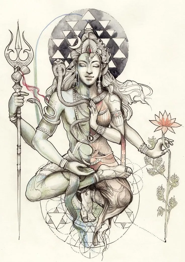 Shri Shiva Parvati Ardhanarishwara Stotram with Meaning