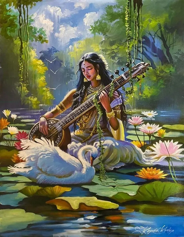 Maa Saraswati Ashtakam Stotram with Meaning