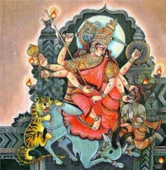 Wallpaper Image for 'दुर्गा चालीसा पाठ - Shri Durga Chalisa Paath Hindi Lyrics'