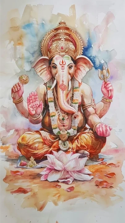 गणपति गकार अष्टोत्तरशतनाम स्तोत्र (१०८ नाम) अर्थ सहित - Gakara Ganapati Ashtottara Shatanama Stotram (108 Names) Sanskrit Lyrics with Meaning