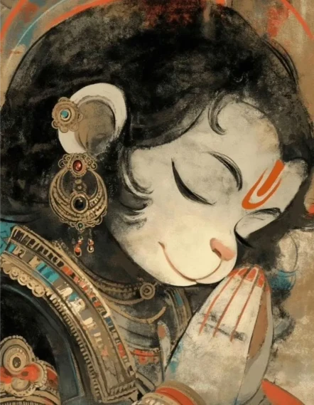 Wallpaper Image for 'हनुमत स्वर माला स्तोत्र अर्थ सहित - Hanumat Swar Mala Stotram Sanskrit Lyrics with Meaning'