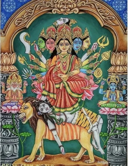 Wallpaper Image for 'कामाख्या देवी ध्यान स्तोत्र - Shri Kamakhya Dhyanam Stotram Sanskrit Lyrics'