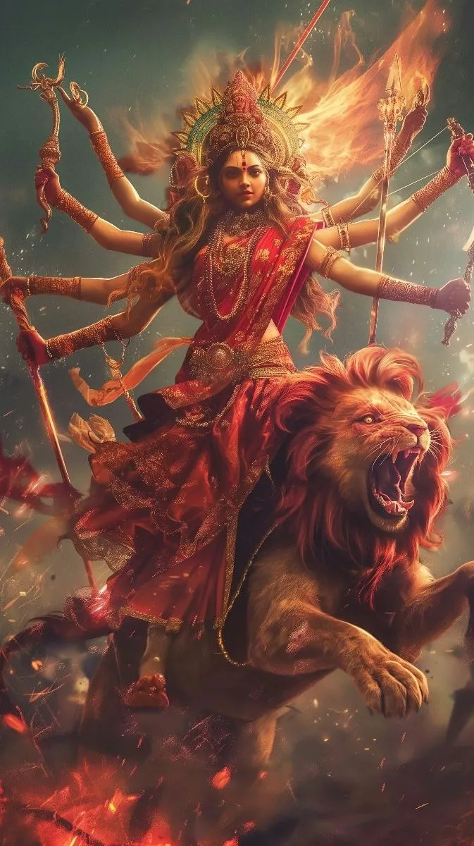 Mahishasura Mardini Stotram (Aigiri Nandini) with Meaning