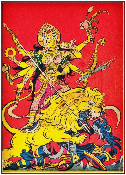 महिषासुर मर्दिनी स्तोत्र (ऐगिरी नन्दिनी) अर्थ सहित - Mahishasura Mardini Stotram with Meaning (Aigiri Nandini) Sanskrit Lyrics