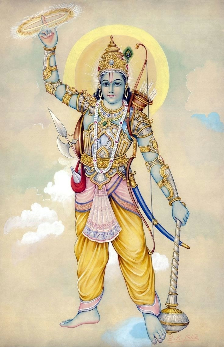 Shri Chakrapani Stotram For Lord Vishnu by Surya (Sun God) with Meaning