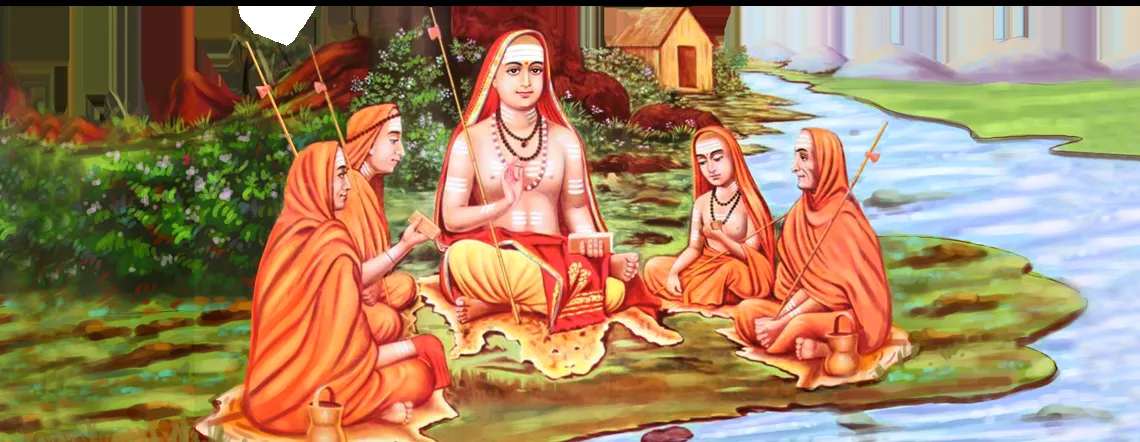Totakashtakam written by Totakacharya Praising Jagadguru Adi Shankaracharya