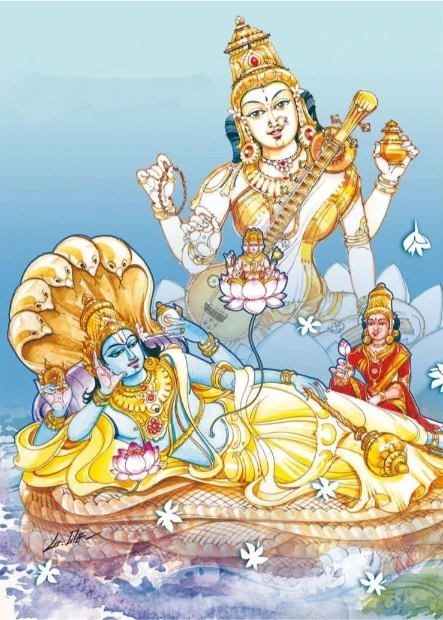 १०८ नाम विष्णु अष्टोत्तरशतनाम स्तोत्र - 108 Names Vishnu Ashtottara Shatanama Stotram Sanskrit Lyrics