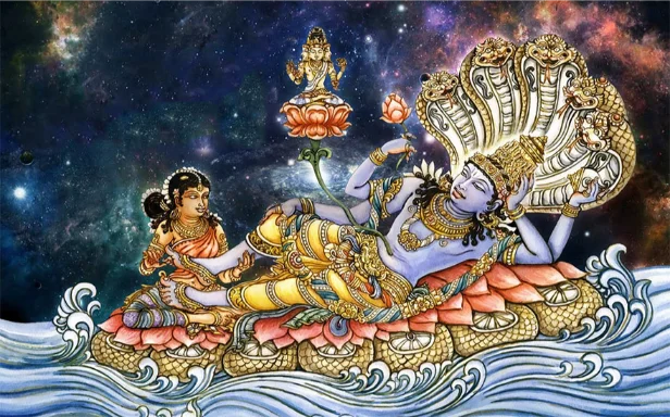 विष्णु चालीसा पाठ हिन्दी में - Shri Vishnu Chalisa Paath Hindi Lyrics
