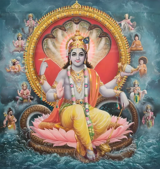 विष्णु जी की आरती (ॐ जय जगदीश हरे) हिन्दी में - Om Jai Jagadish Hare Vishnu Aarti in Hindi