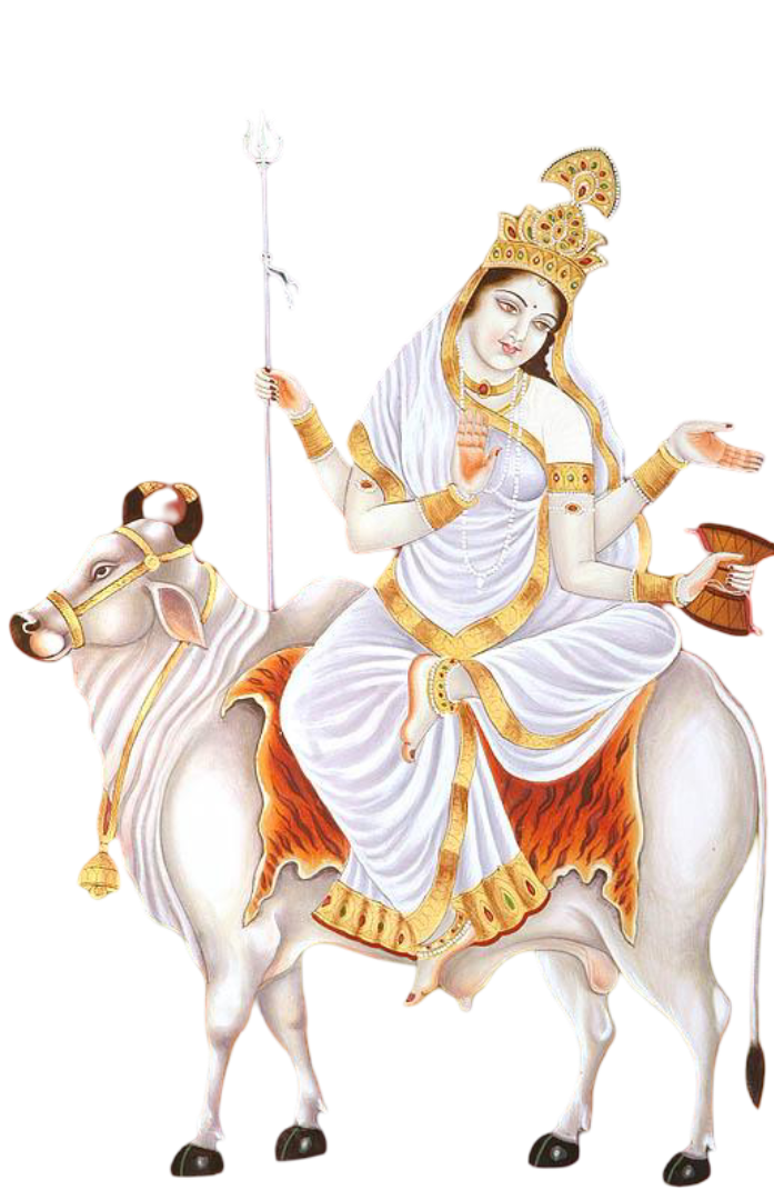 Wallpaper Image for 'महागौरी माता मंत्र, आरती, कवच स्तोत्र - Mahagauri Devi Mantra, Aarti, Kavach, Stotra Sanskrit Lyrics'