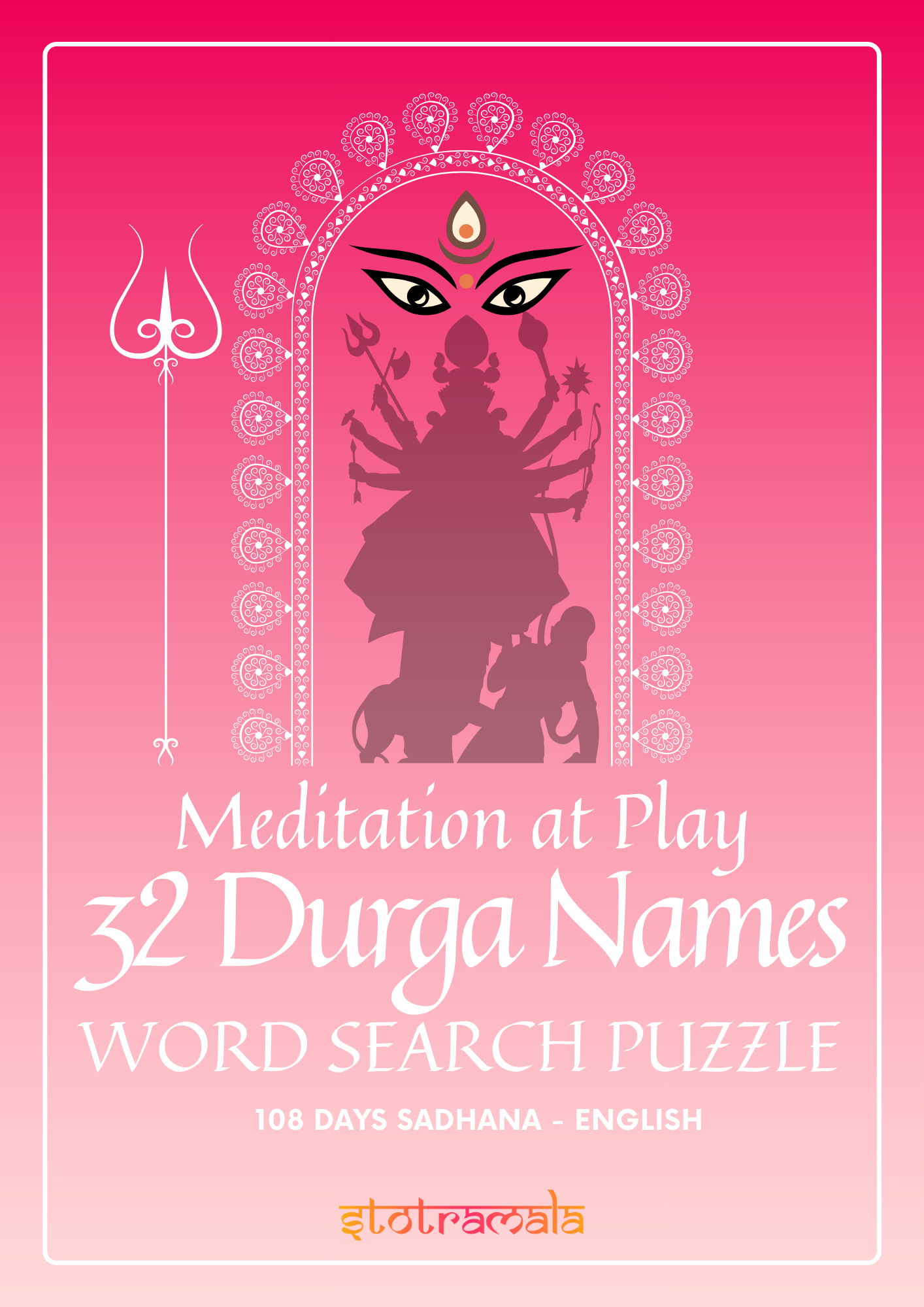 32 Durga Names Word Search Puzzle Book – English & Sanskrit (108 Days Sadhana)